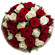 букет из красных и белых роз. Липецк
