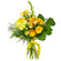 Желтый букет из роз и хризантем. Мурманск