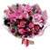 Сияние звезд. Ничто не может сравниться с этим экзотическим букетом из роз, тюльпанов и лилий в розовых тонах. Так пусть его присутствие озарит день ваших близких радостью!