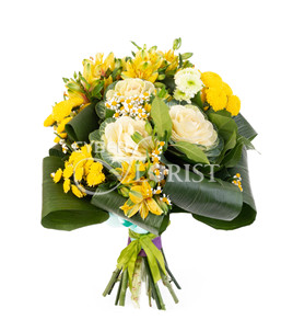 брасика и кустовые хризантемы