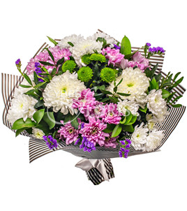 хризантемы в букете