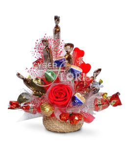 корзинка с конфетами