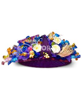 букет из конфет черепаха