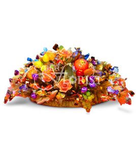 букет из конфет и карамели