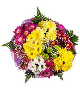 букет кустовых хризантем