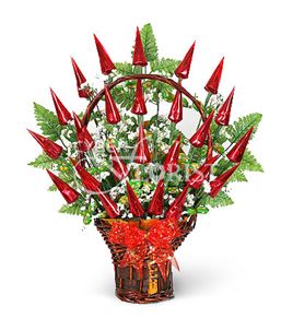 букет из конфет и карамелей