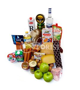 продуктовый набор с водкой